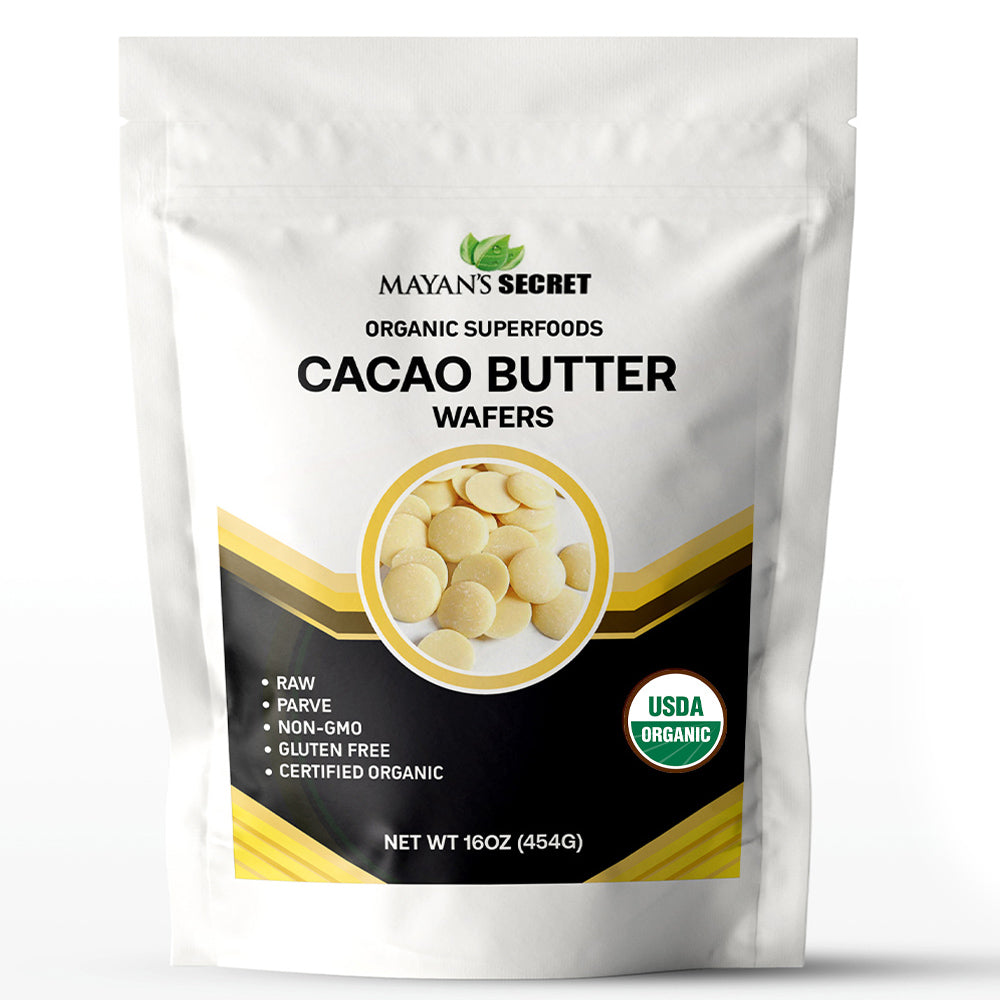 Antioxidant-rich: Cacao butter is high in antioxidants, which help protect your cells from damage caused by free radicals.