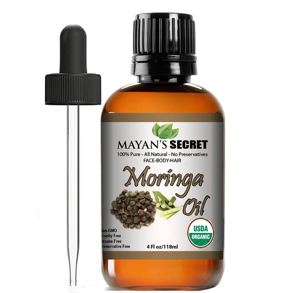 Moisturizing: Organic moringa oil is a great natural moisturizer. It is easily absorbed by the skin and helps to lock in moisture, keeping your skin hydrated and soft.