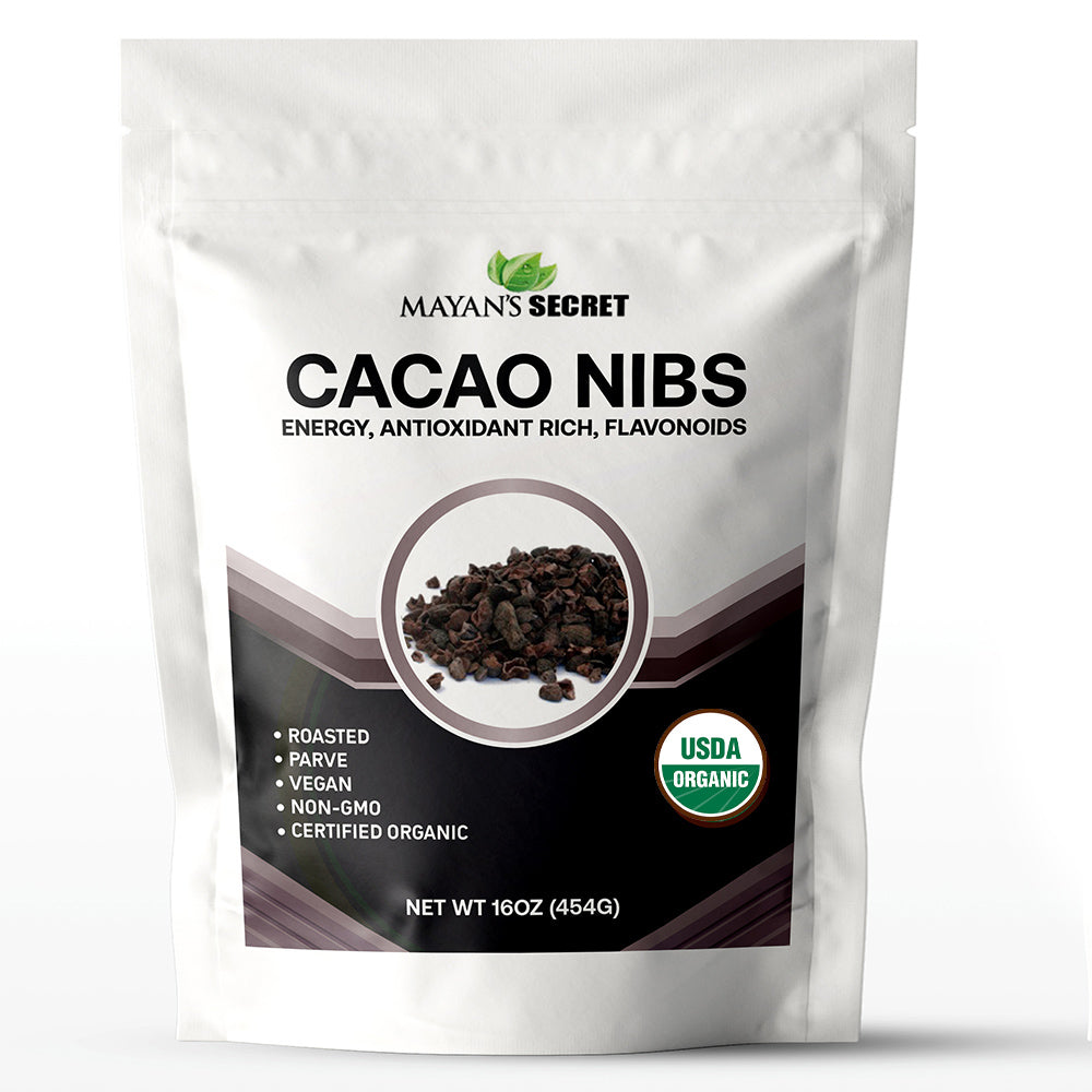 Rich in Antioxidants: Organic cacao nibs are one of the most antioxidant-rich foods available. They are packed with flavonoids and polyphenols that can help protect your cells from damage caused by free radicals.