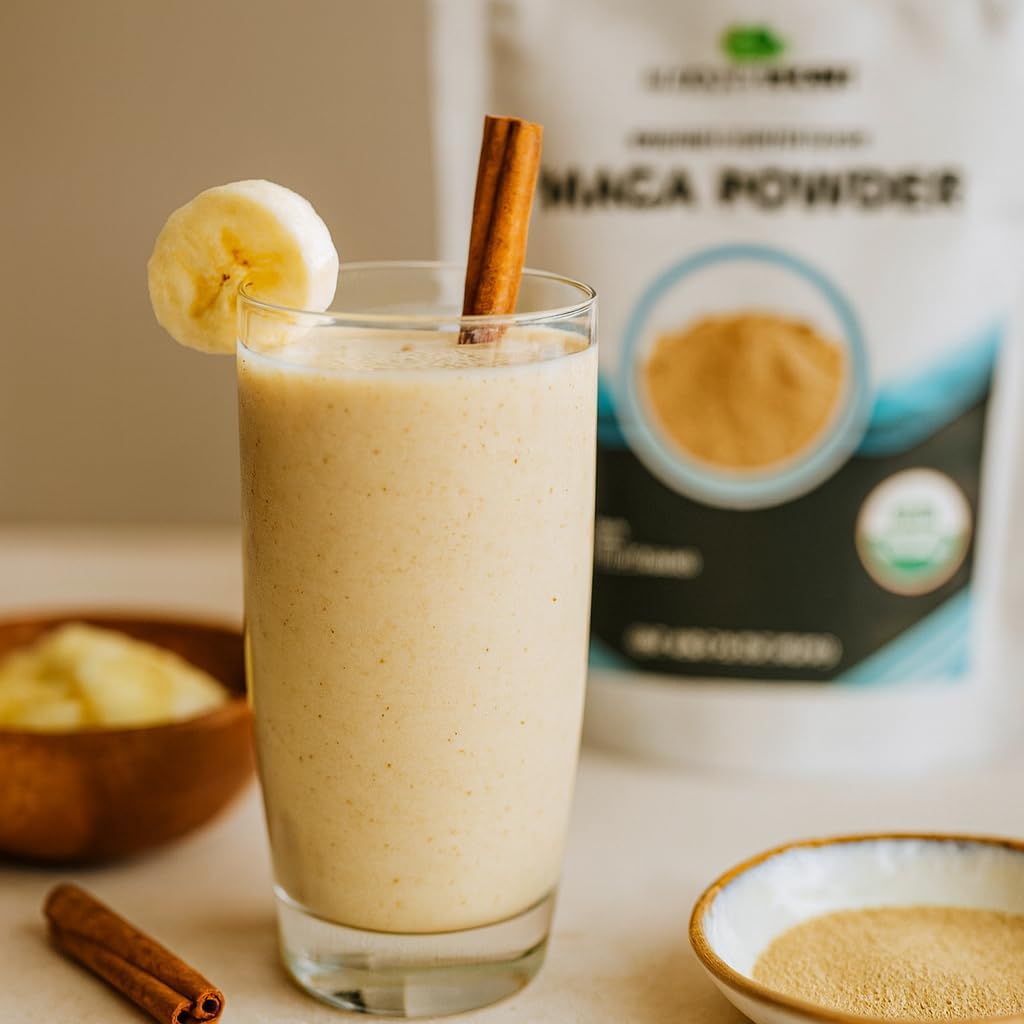 Mayan's Secret - Maca Root Powder 16oz Organic USDA Certified Parve Non-GMO Vegan Superfoods for Breakfast, Smoothies, Baking &amp; Ice Cream