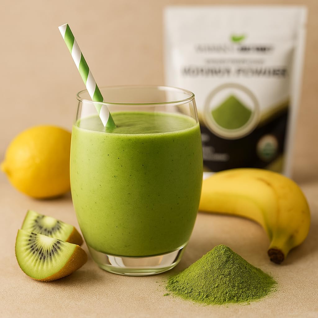 Mayan's Secret - Pure Moringa Powder Organic 12oz, Superfood for Energy &amp; Immunity | Non-GMO, Vegan, Gluten-Free