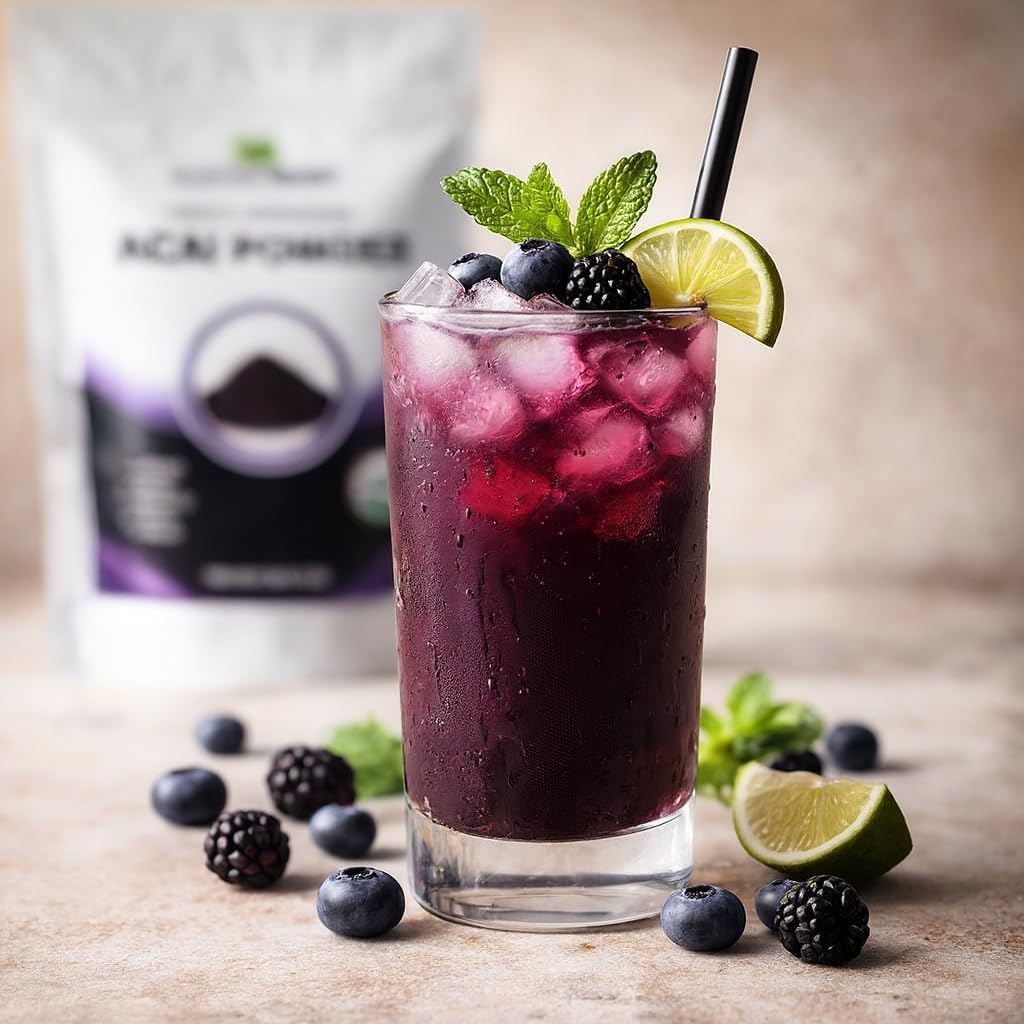 Organic Acai Powder Freeze Dried Antioxidant