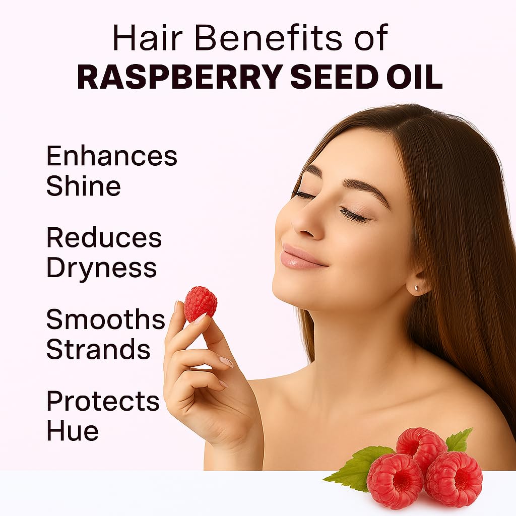 Mayan's Secret Red Raspberry Seed Oil Cold Pressed Unrefined (Virgin) Undiluted 100% Natural for face, hands,scars and breakouts (1 fl oz) (Red Raspberry Seed Oil, 4 fl oz)
