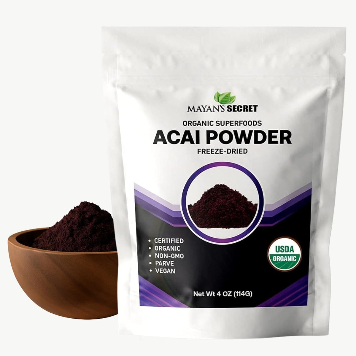 Organic Acai Powder Freeze Dried Antioxidant