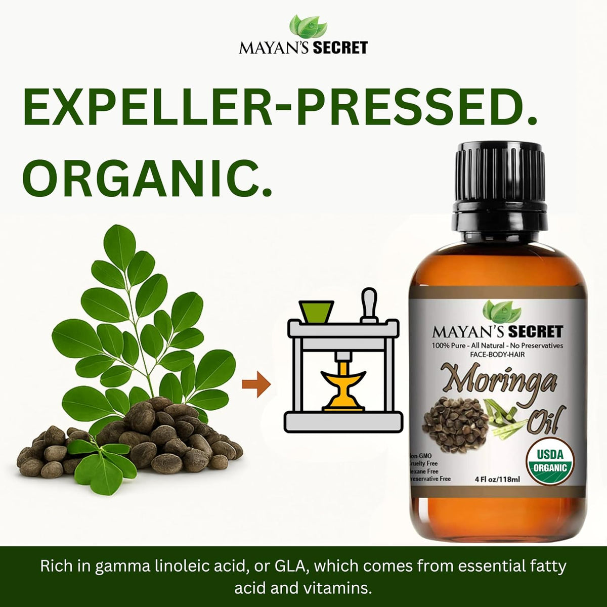 Organic Moringa Essential Oil