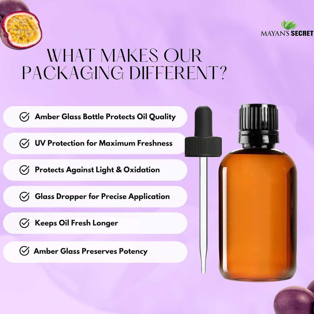 Passion Fruit Seed Essential Oil for Skin Care, Hair, Body Moisturizer for Face-Anti Aging Skin Care (Maracuja Oil (Passion Fruit), 4oz