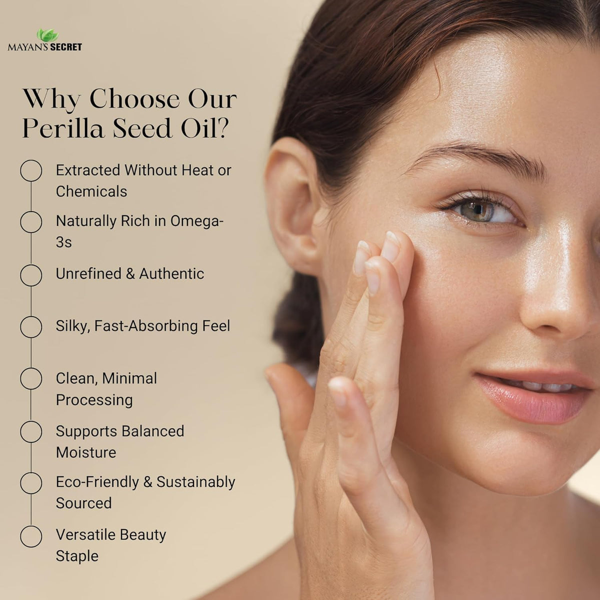 Perilla Seed Oil Omega-3 Essential Fatty Acid and Alpha-linolenic Acid for Skin