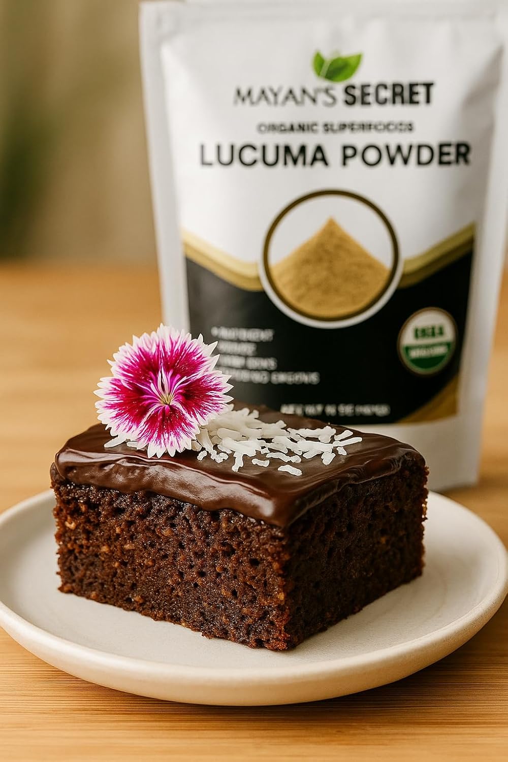 Mayan's Secret Certified Organic Lucuma Powder, 16 oz/Pack | High in nutrients