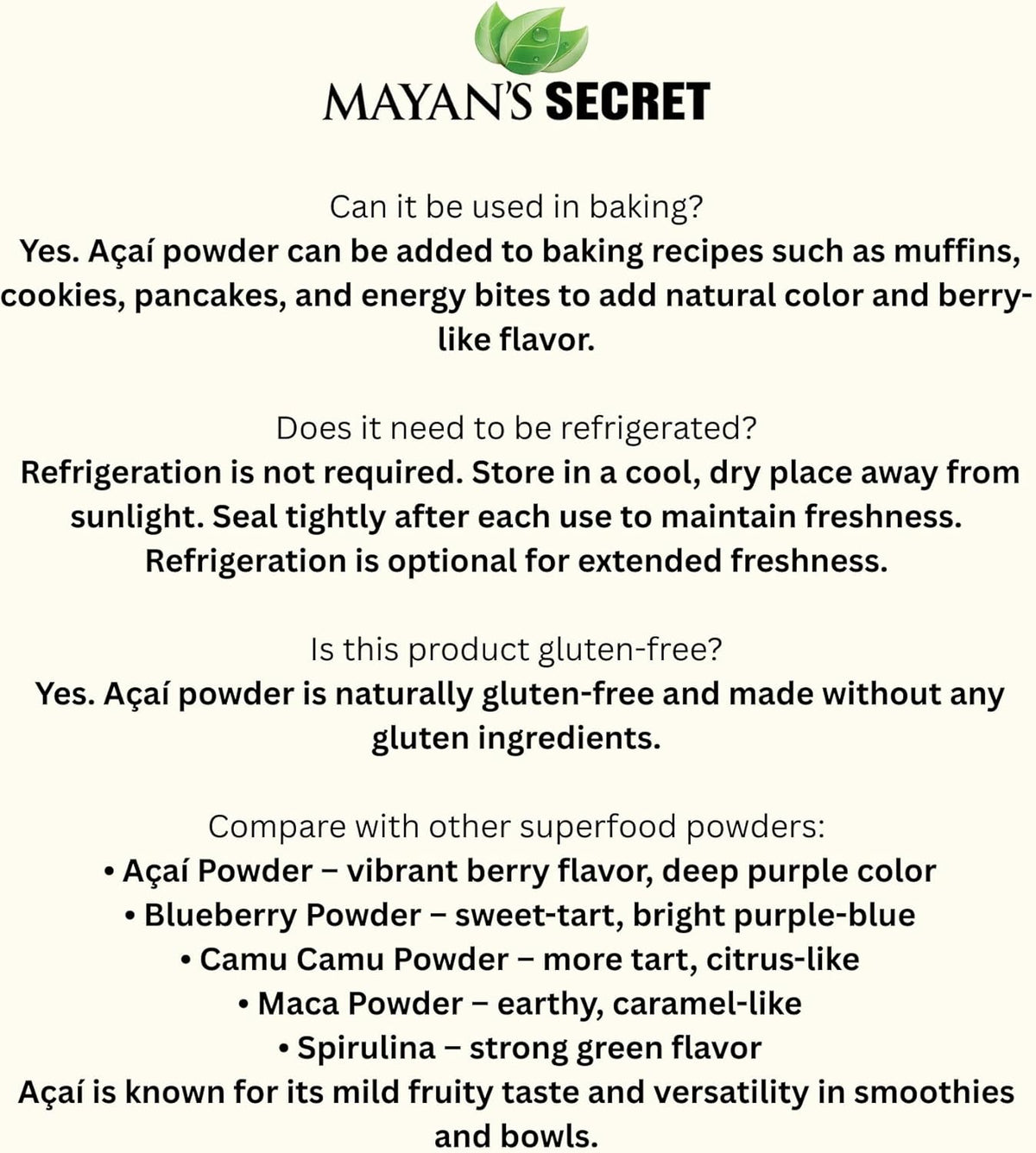 Organic Acai Powder Freeze Dried Antioxidant