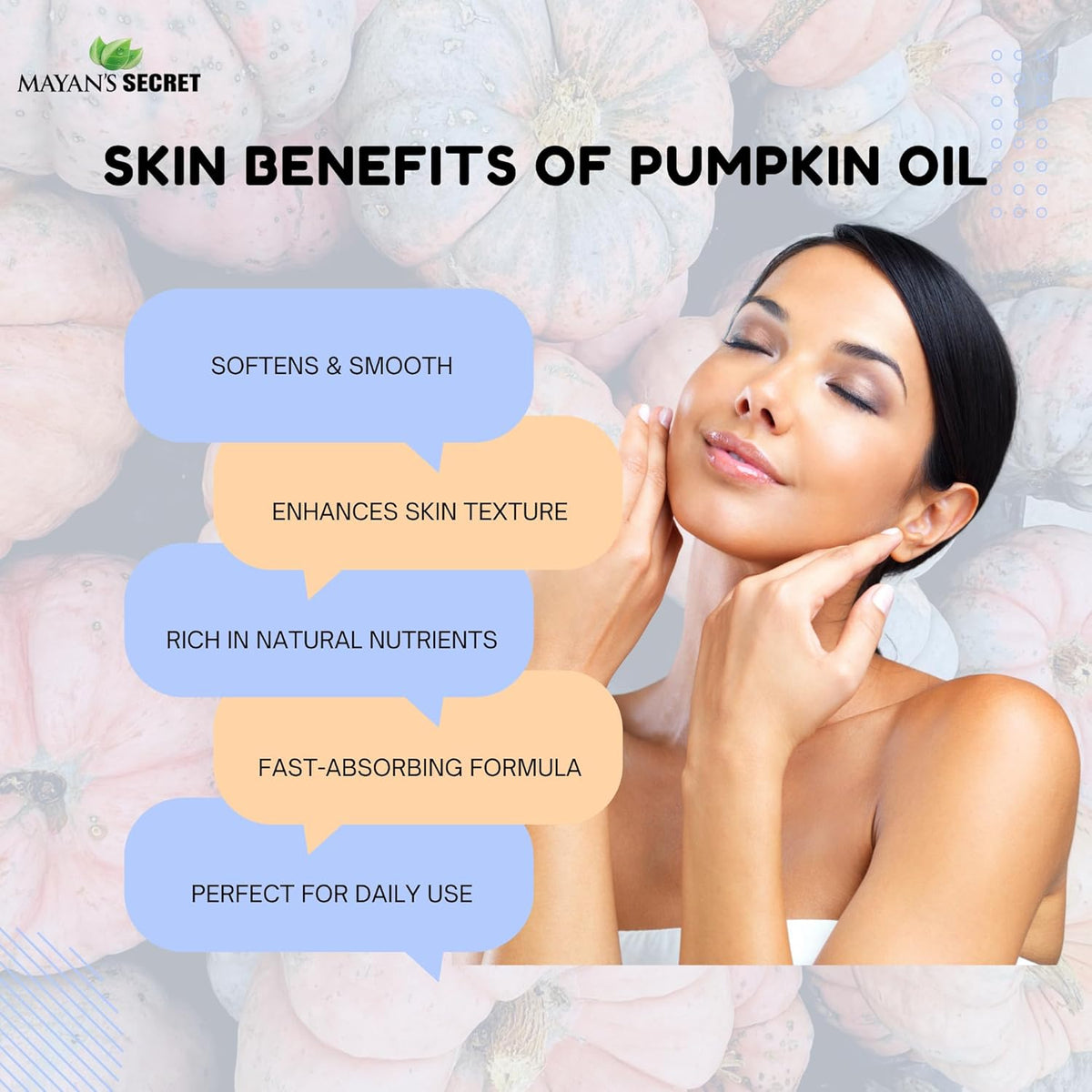 Organic Pumpkin Seed Oil Cold Pressed Unrefined Face Hair Skin Moisturizing Beauty Oil 4 oz