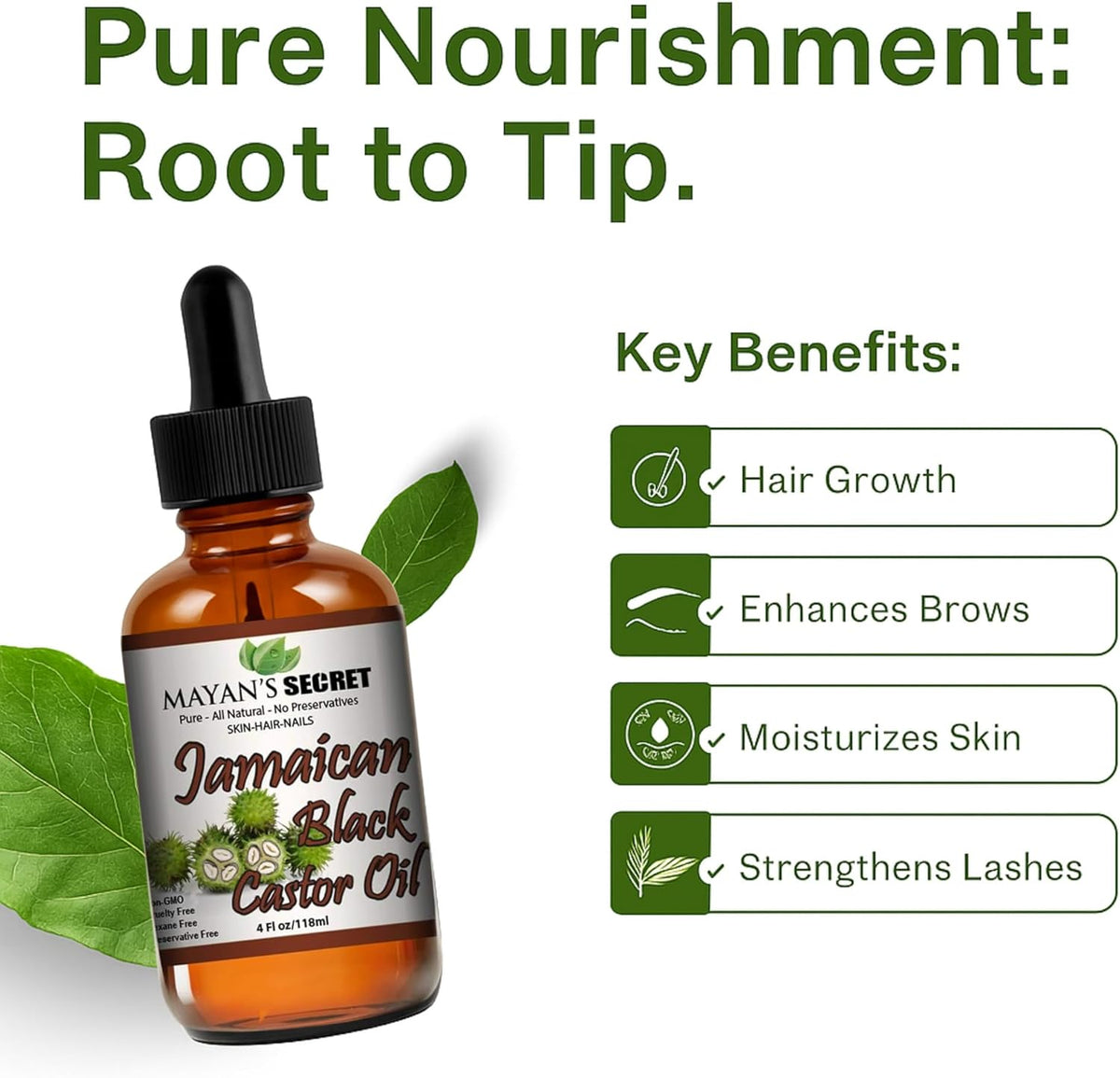 Jamaican Black Castor Oil Essential Oil