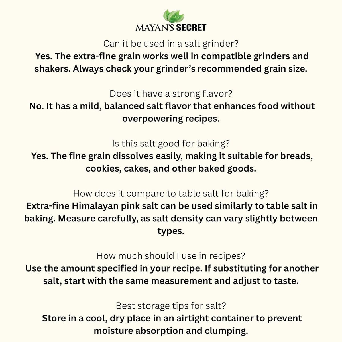 Mayan's Secret - Himalayan Pink Salt 2.5 lbs Extra Fine Grain | 100% Natural Pink Himalayan Sea Salt | Organic Pink Himalayan Salt For Grinder Refill Extra Fine Trace Minerals