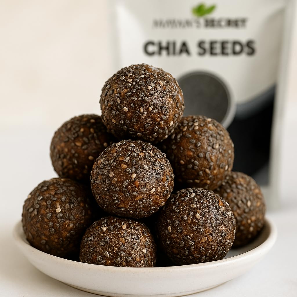 Mayan's Secret - Organic Chia Seeds Black – USDA Certified, Non-GMO, Vegan, Gluten-Free Superfood - Omega-3 (2 lbs) (907g)