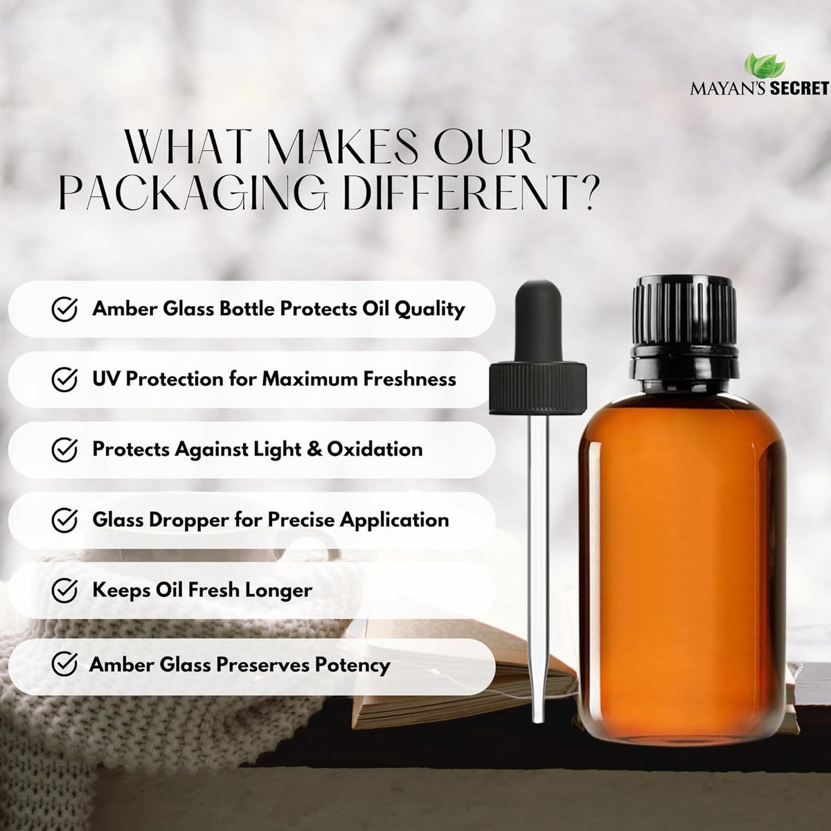 Mayan's Secret Babassu Oil Organic, 4oz - Carrier and Essential oils for Skin Care, Hair, Body Moisturizer for Face-Anti Aging