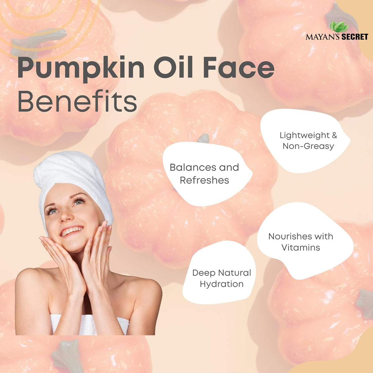 Organic Pumpkin Seed Oil Cold Pressed Unrefined Face Hair Skin Moisturizing Beauty Oil 4 oz