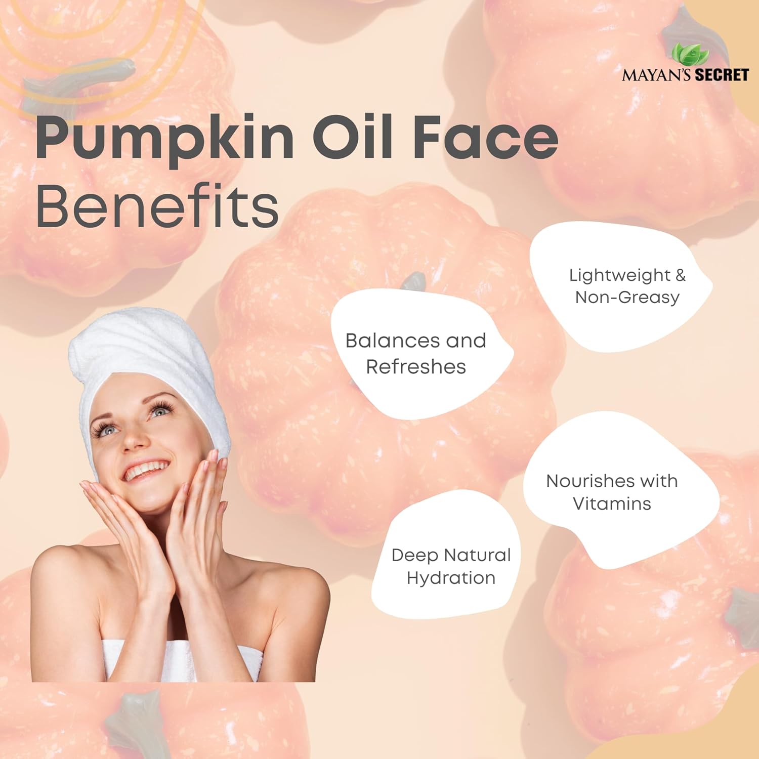 Organic Pumpkin Seed Oil Cold Pressed Unrefined Face Hair Skin Moisturizing Beauty Oil 4 oz