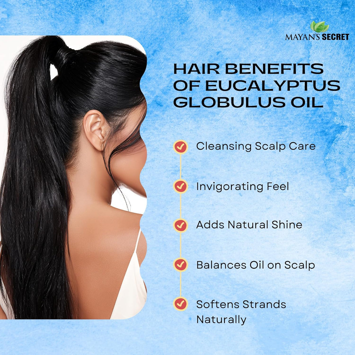 Eucalyptus Globulus Essential Oil, for Clear Breathing, Mucus Relief, Nausea Relief, Stress Relief