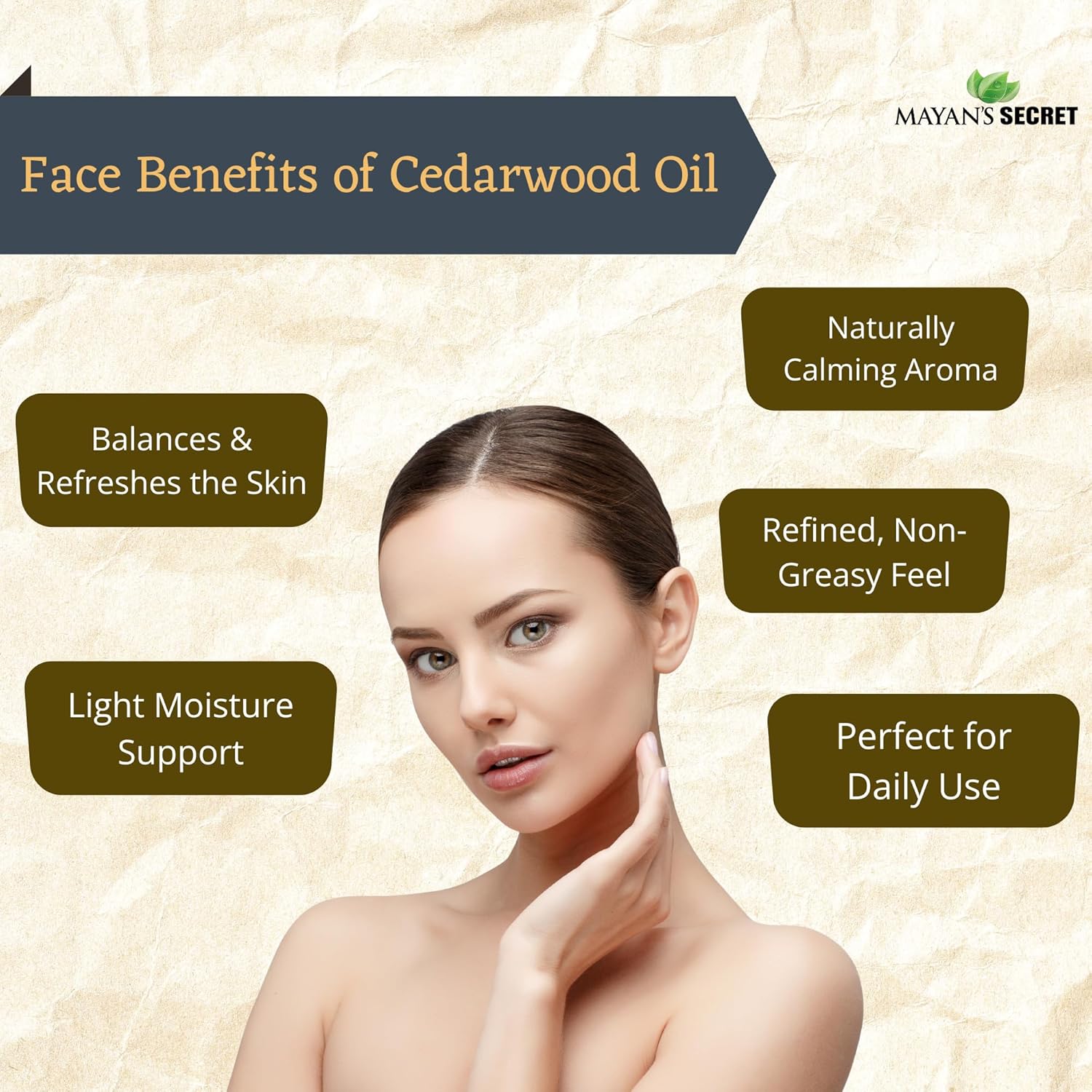 Mayan’s Secret Cedarwood Essential Oil Pure Steam Distilled 4 fl oz 120 ml Aromatherapy Oil