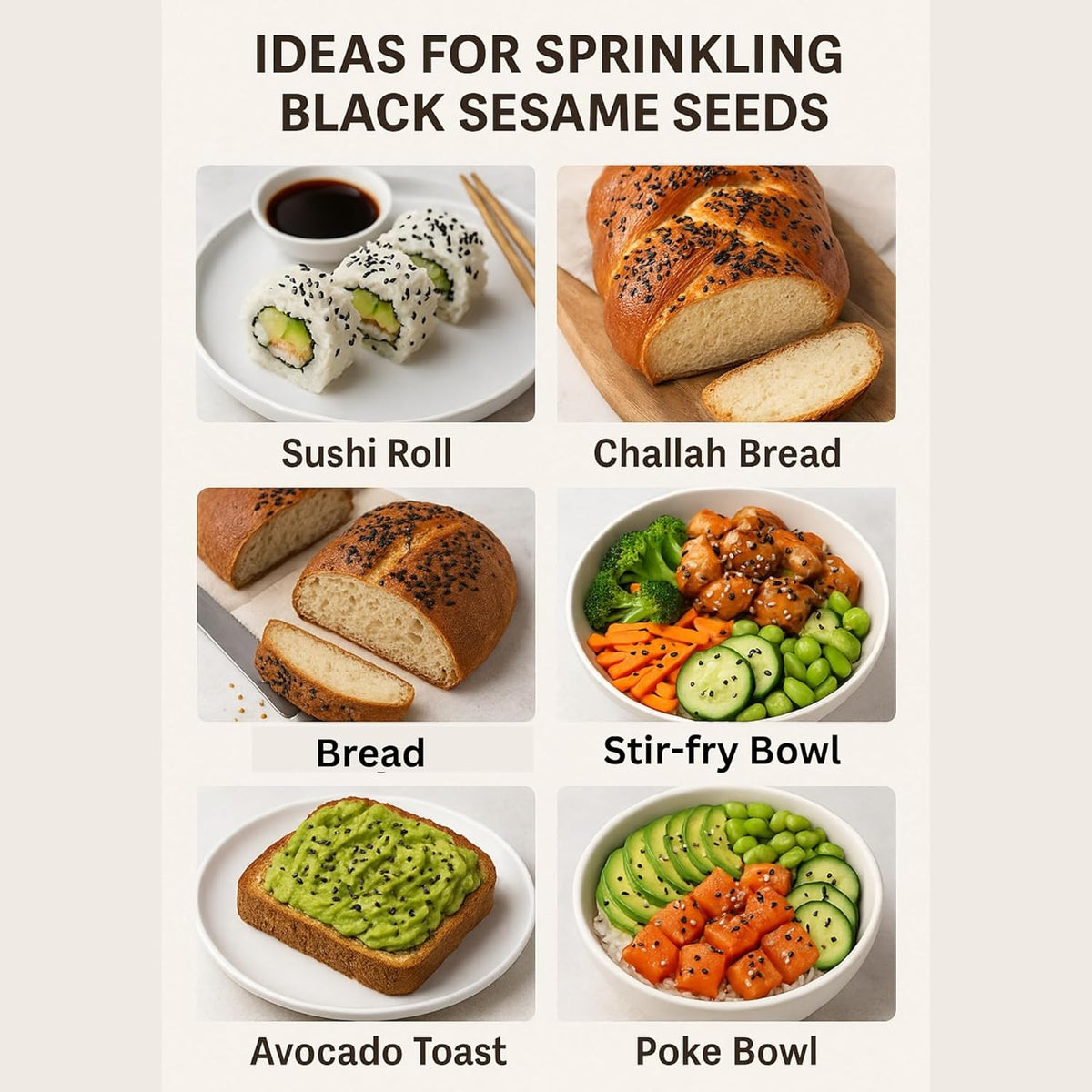 Black Sesame Seeds Raw - Unhulled Organic