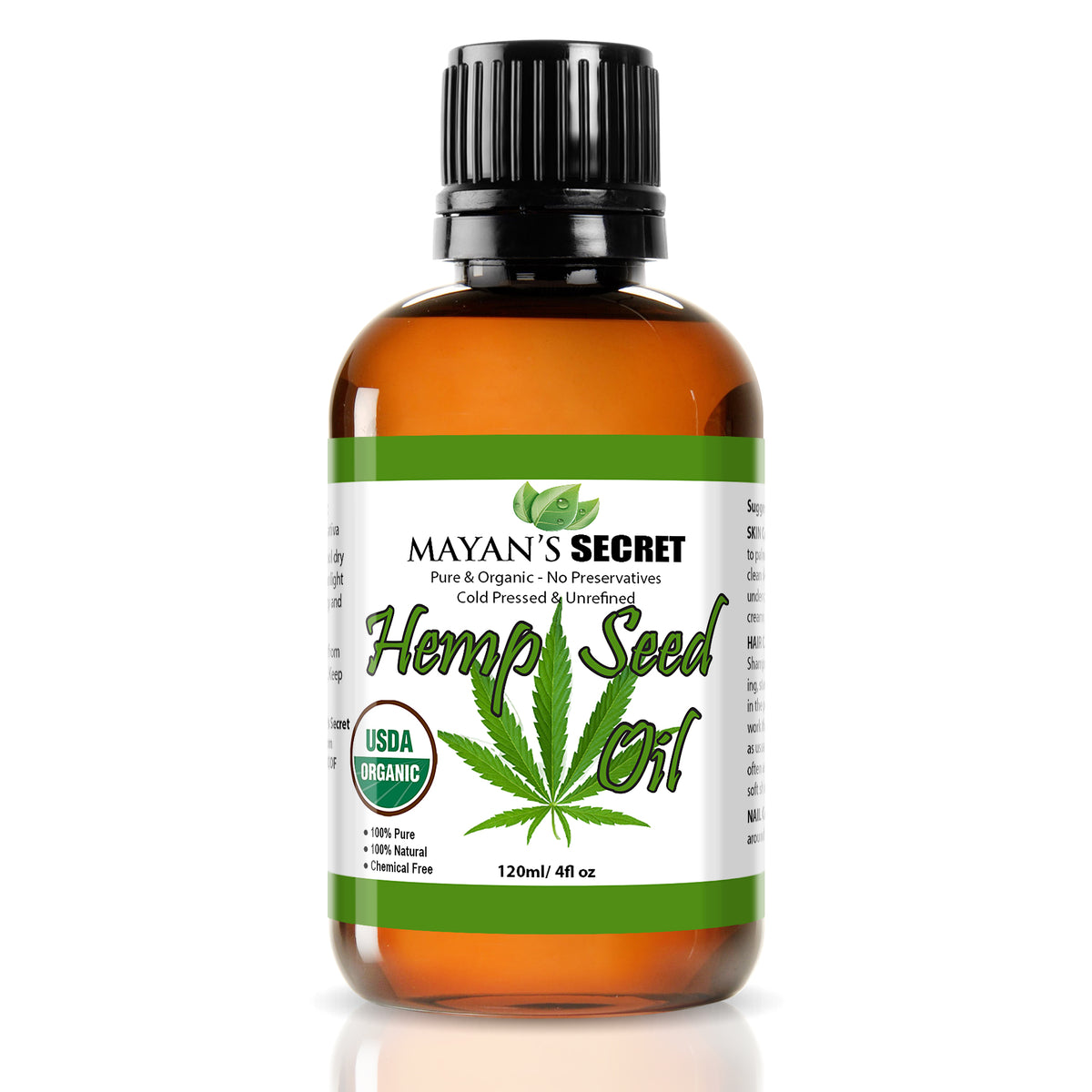 Organic Hemp Seed Oil Virgin Organic