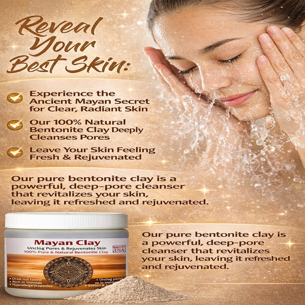 パック・フェイスマスク mayan Mayan Pure Indian Healing Clay Powder Mask - 4 oz - Mayan's Secret