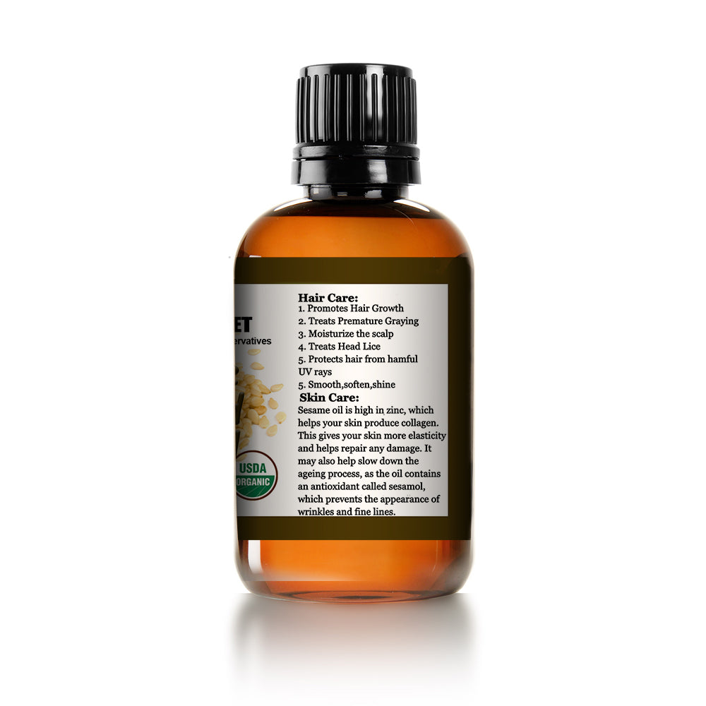 Organic Sesame Seed Virgin Oil
