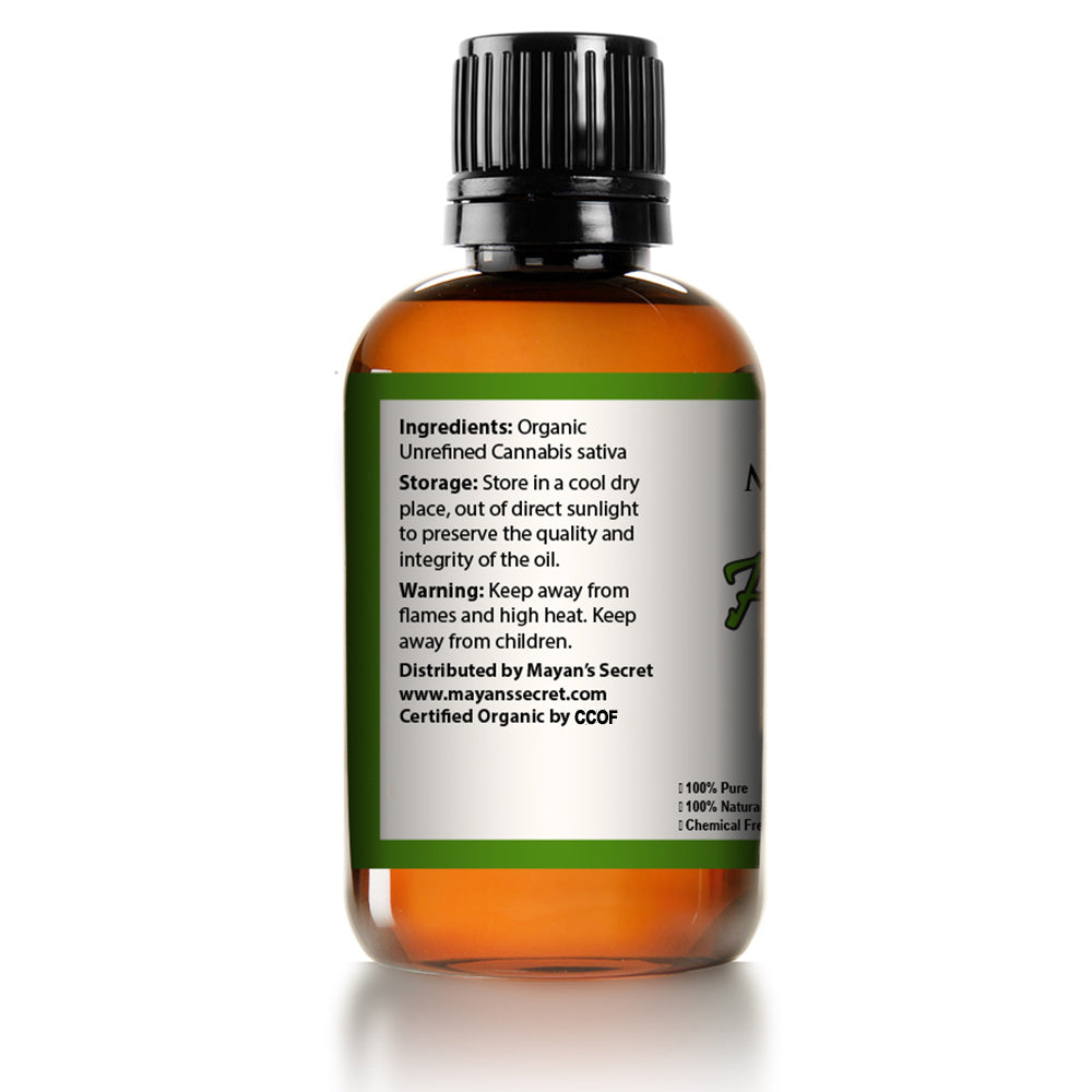 Organic Hemp Seed Virgin Oil