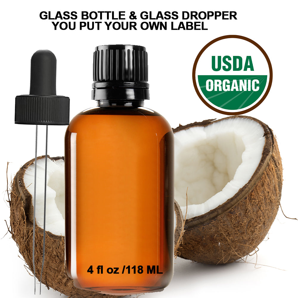 Ready to Label USDA Organic Fractionated Coconut Essential Oil