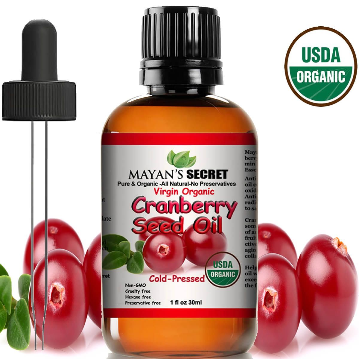 Organic Cranberry Seed Essential Oil