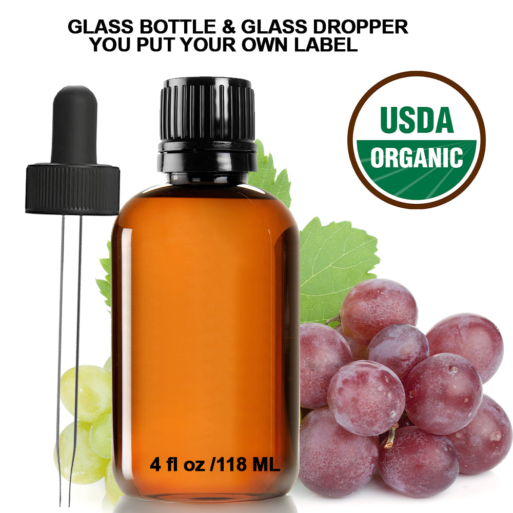 Ready to Label Organic Grape Seed Pure Essential Oil