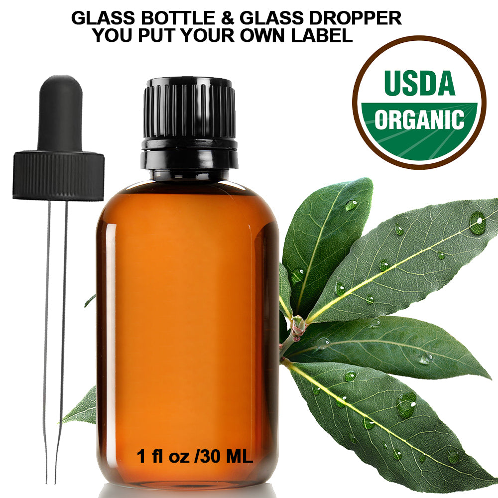 Ready to Label USDA Organic Laurel Leaf Essential Oil