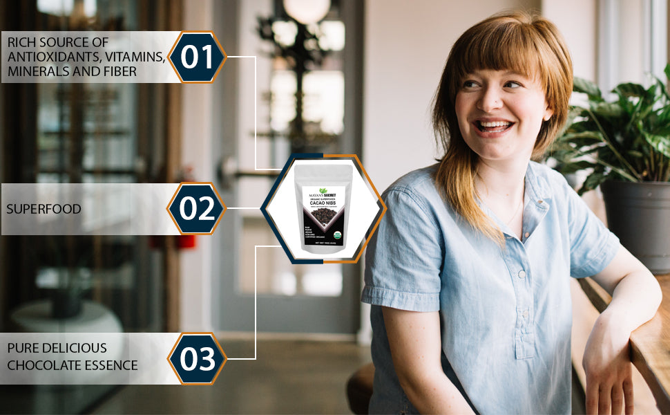 Cacao Nibs Organic - 1lb