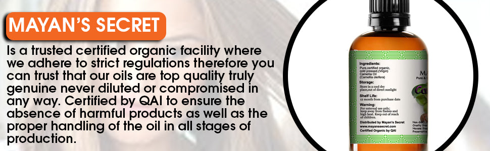 Organic Camellia Seed Essential Oil