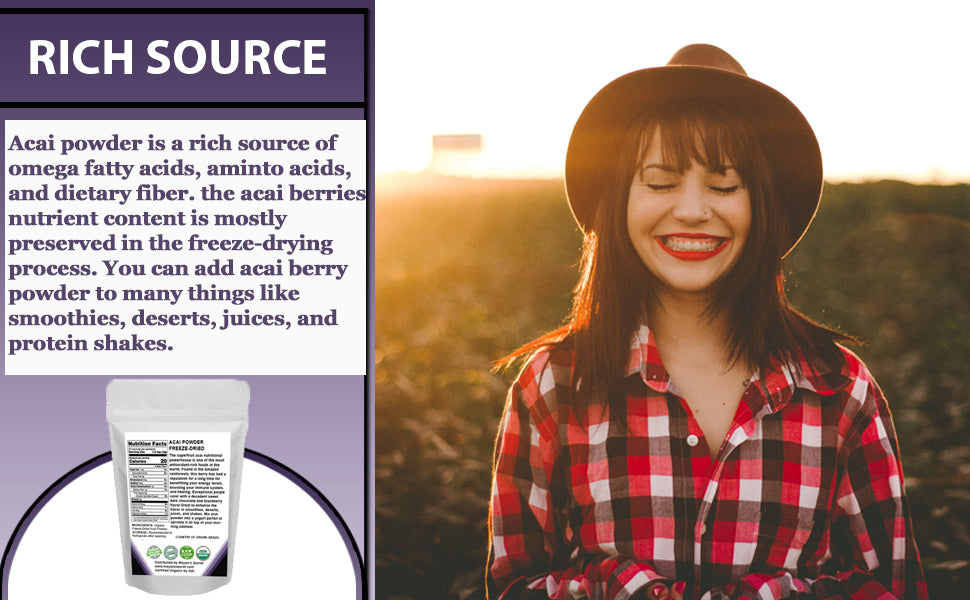 Bulk Organic Acai Powder - Wholesale