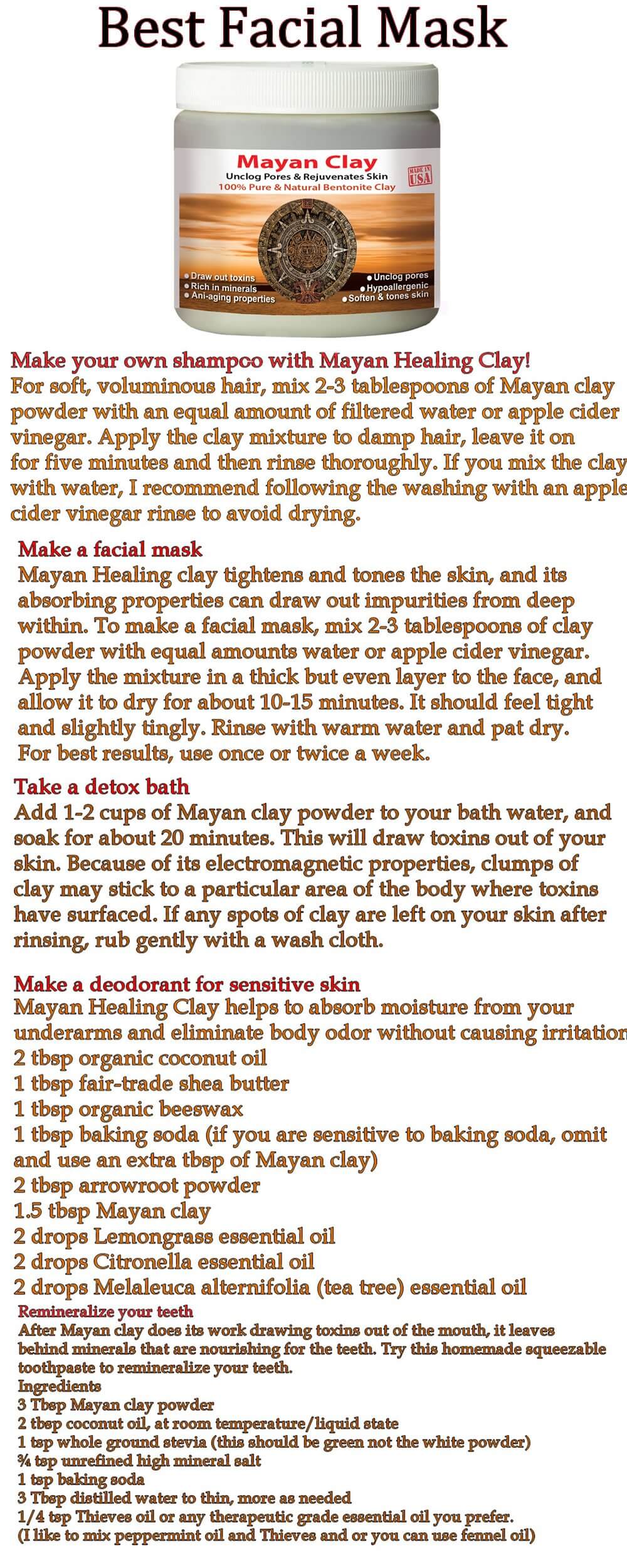 Mayan Pure Indian Healing Clay Powder