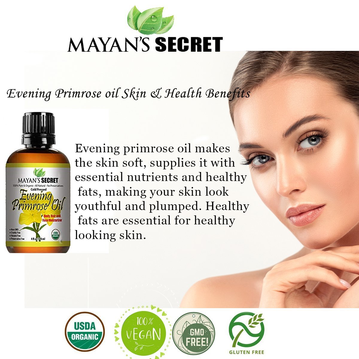 Organic Evening Primrose Essential Oil