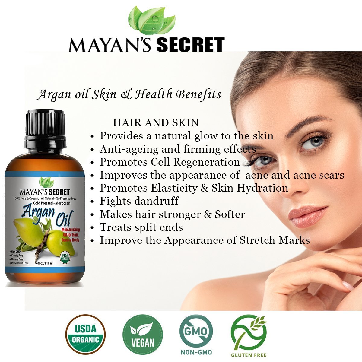 Organic Argan Essential Oil Virgin