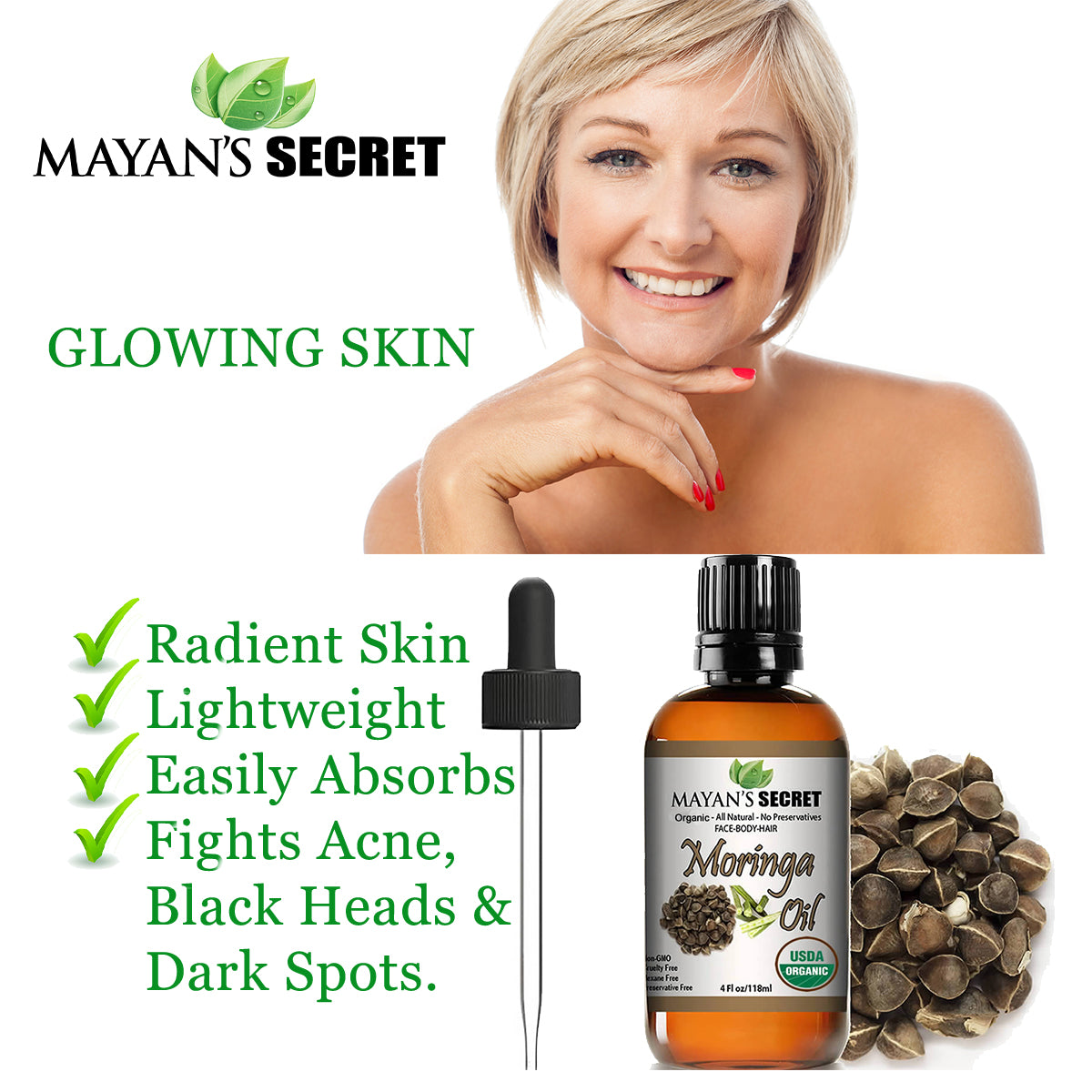Organic Moringa Essential Oil