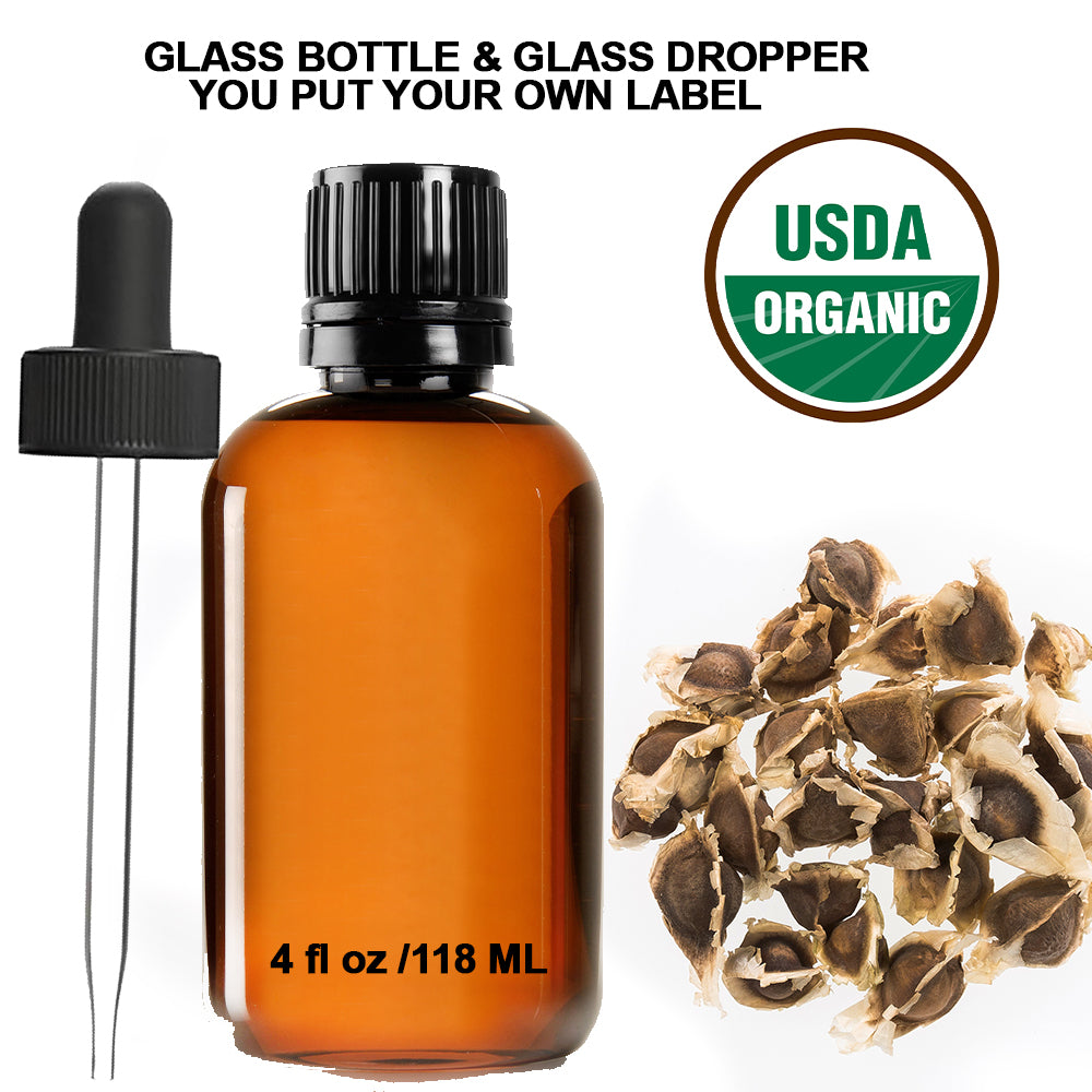 Ready to Label USDA Organic Moringa Leaf Essential Oil