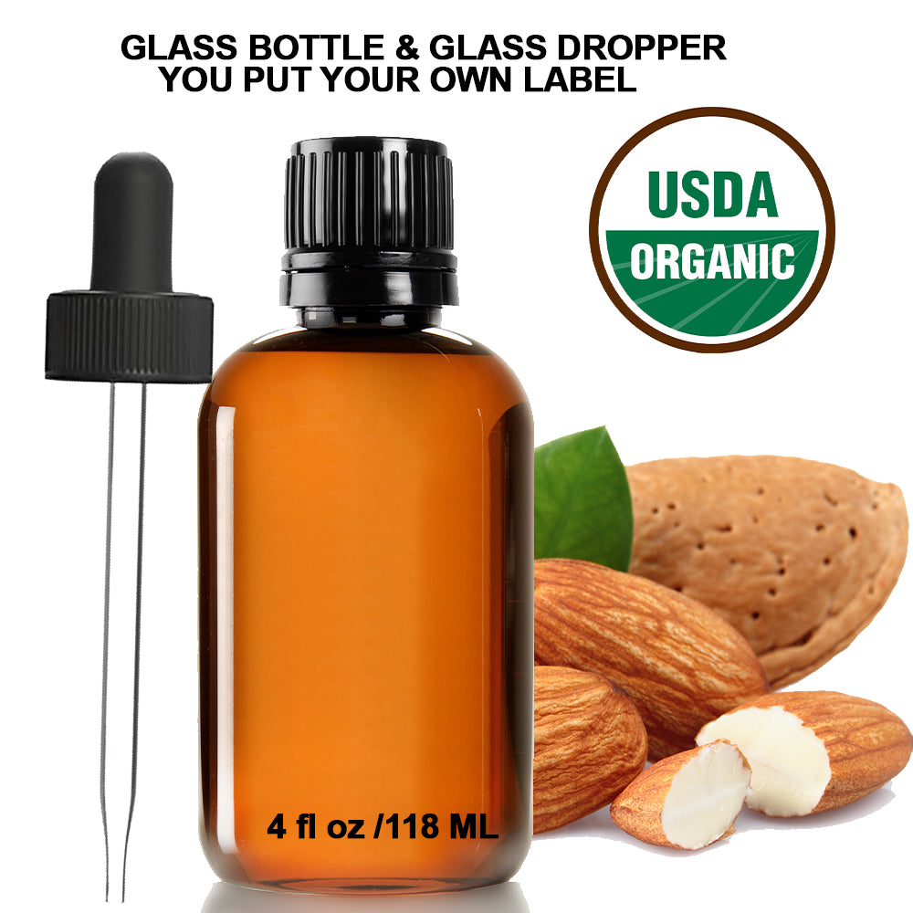 Ready to Label USDA Organic Almond Essential Oil