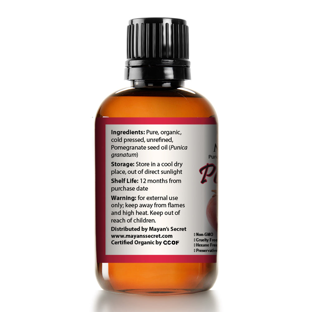 Organic Pomegranate Seed Carrier Oil