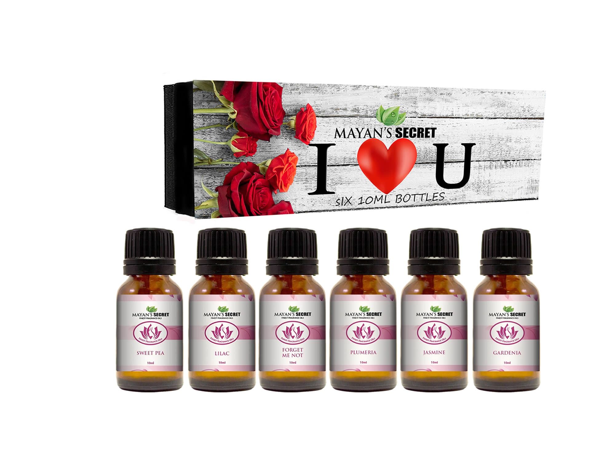 Fragrance Essential Oils - I Love You - Gift Set - Mayan's Secret
