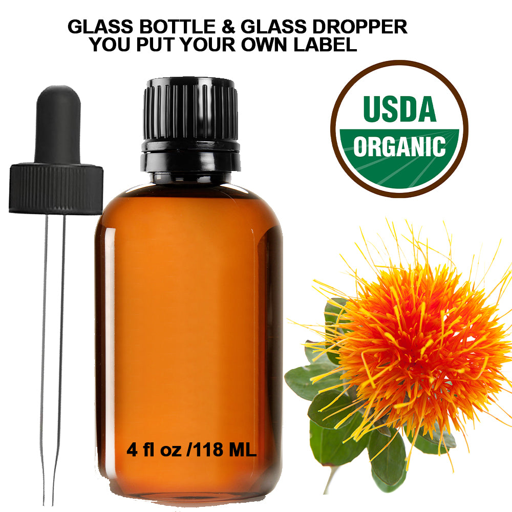 Ready to Label USDA Organic Safflower Essential Oil