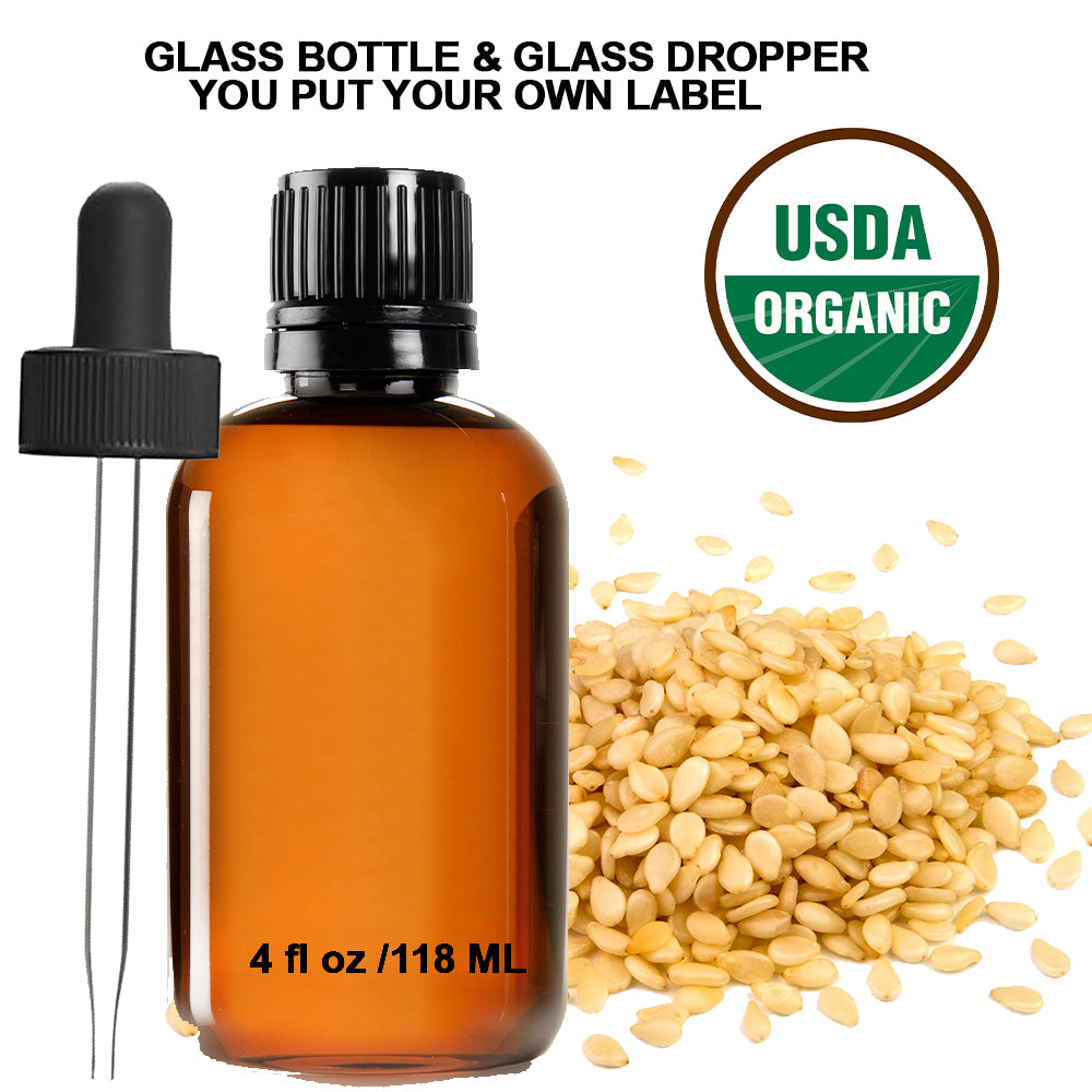 Ready to Label USDA Organic Sesame Seed Essential Oil