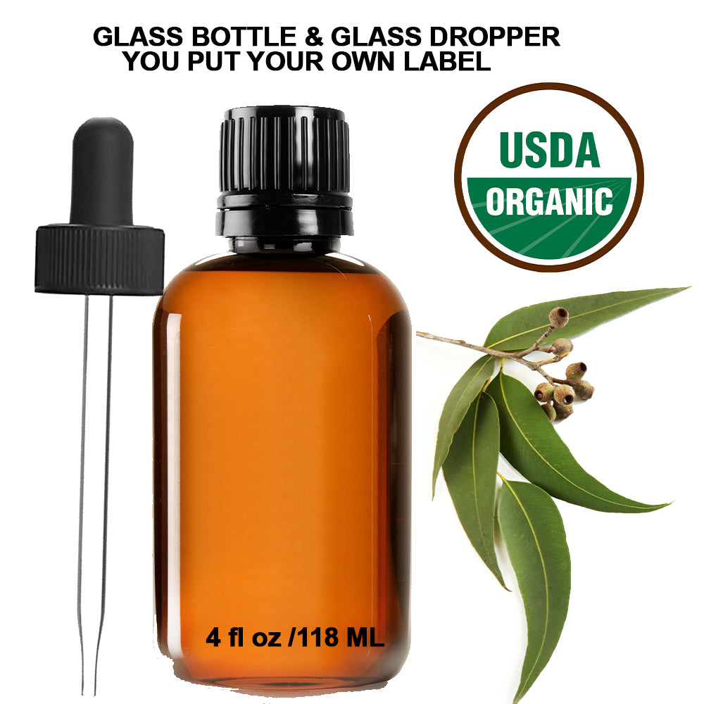 Ready to Label USDA Organic Eucalyptus Smithii Essential Oil