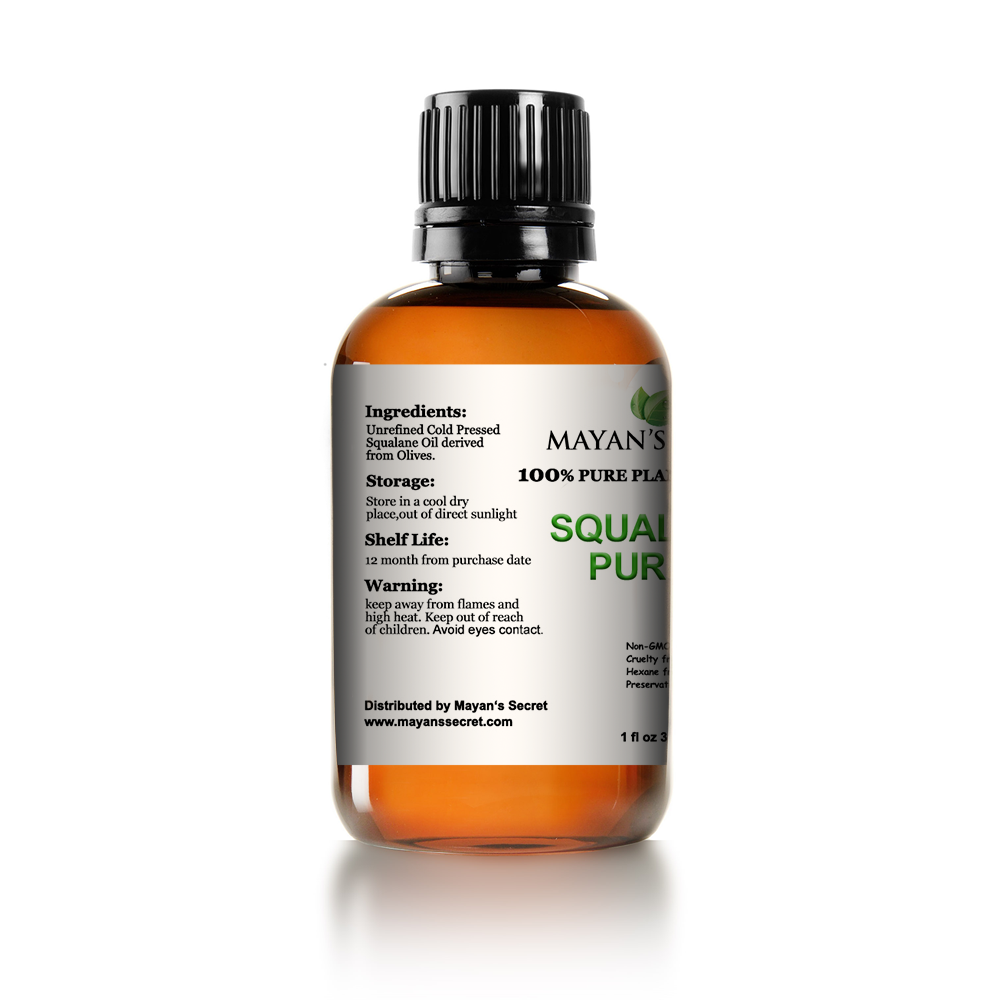 Squalane Essential Oil (Olive) for Emollient and Moisturizer