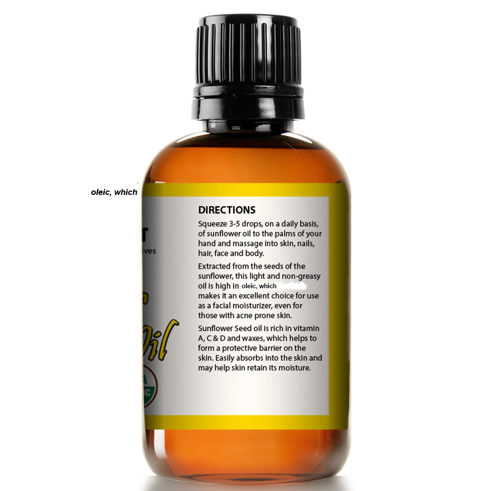 Organic Sunflower Seed Essential Oil