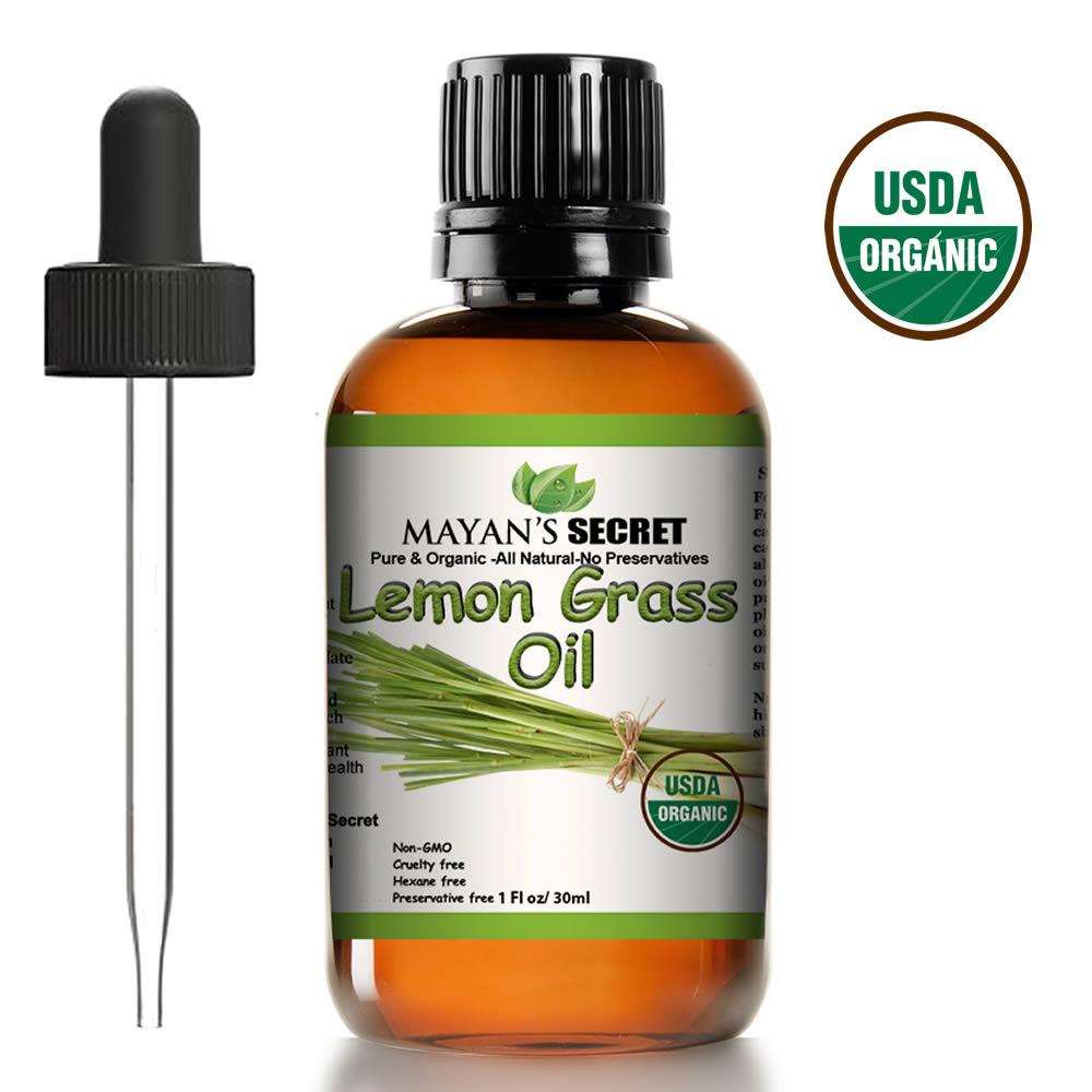 Organic Lemongrass Essential Oil