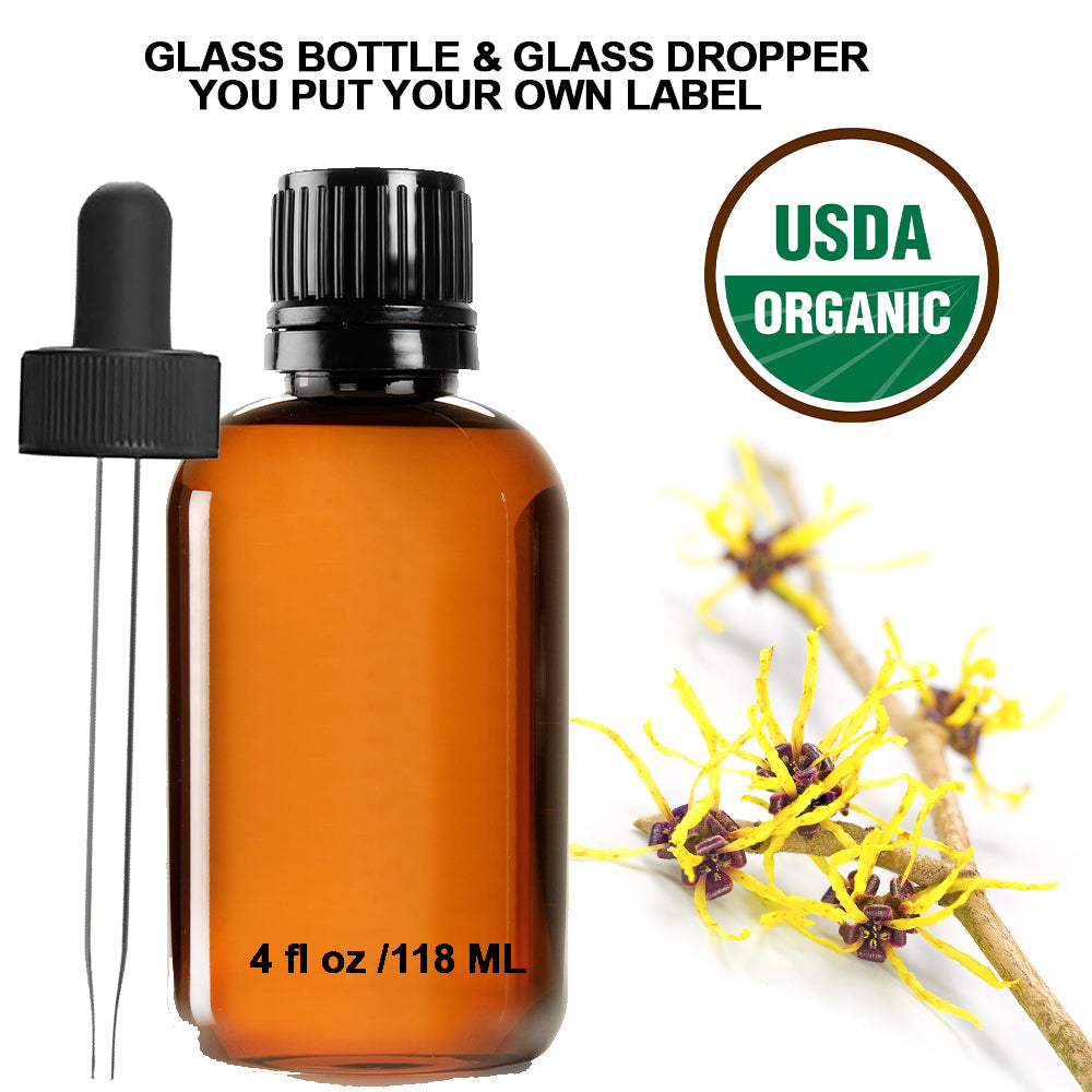 Ready to Label USDA Organic Witch Hazel Essential Oil